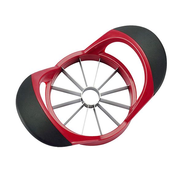 Apple Fruit Slicer-Stainless Steel Cutter Wedger with Rubber Grip Handle