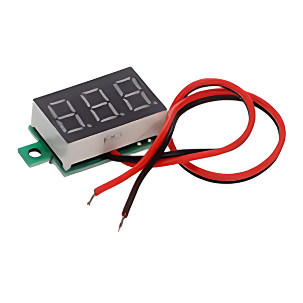 DPM MINI DIG VOLTMETR 2.5-30V Red LED Display 23x14x9mm