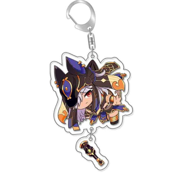 Sino Character Keyring &amp; Bag Ring - Cute Cartoon Keychain