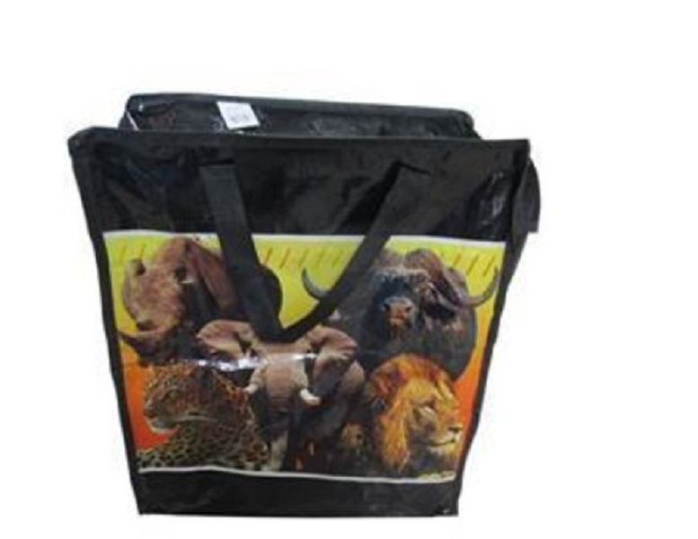 Big 5 Black Reusable Shopping Bag (50cm) x 5
