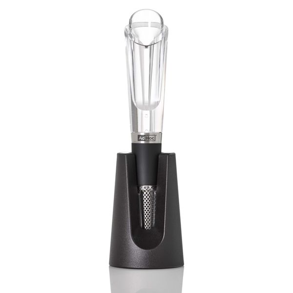 AdHoc Wine Aerator &amp; Pourer with Storage Drip Stand Airovin
