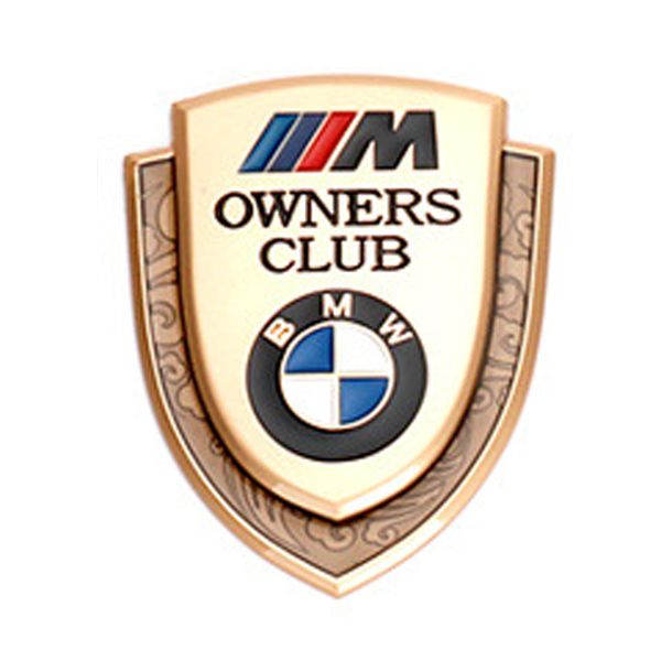 Vce-001-BMW-Go, BMW Owners Club Emblem-Gold