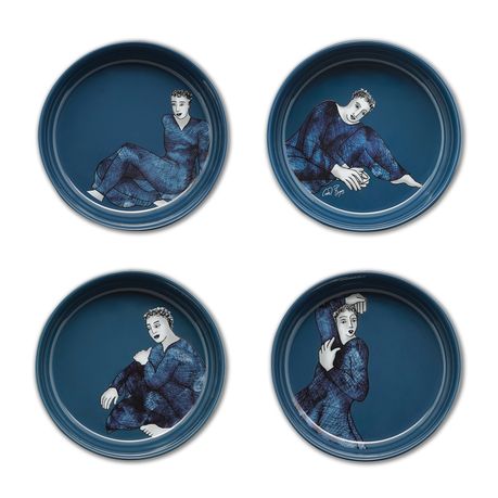 Carrol Boyes - Cereal - Soup Bowl - Set of 4 - Indigo Blues Image