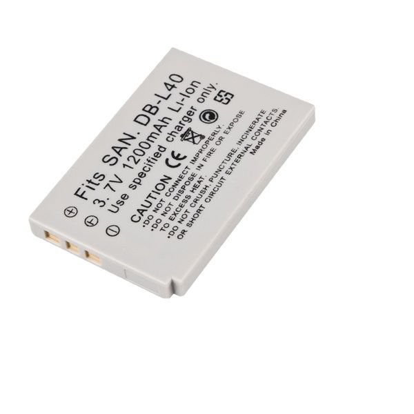 Sanyo DBL-40 Generic Replacement Camera Battery 1200mAh