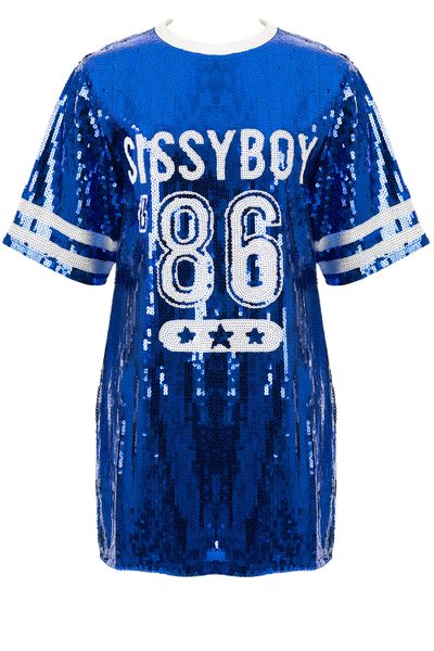 Sissy Boy: Drizzle Sequin Logo T-Shirt Dress