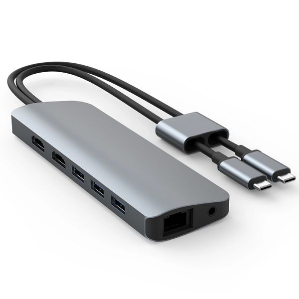 HyperDrive VIPER 10-in-2 USB-C Hub - Space Grey