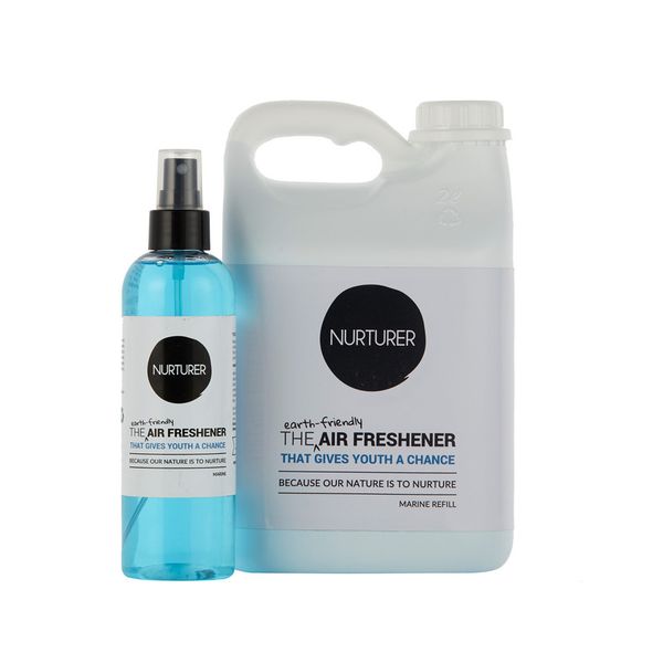Nurturer - Eco-Air Freshener (Marine) - 2L Refill + 250ml