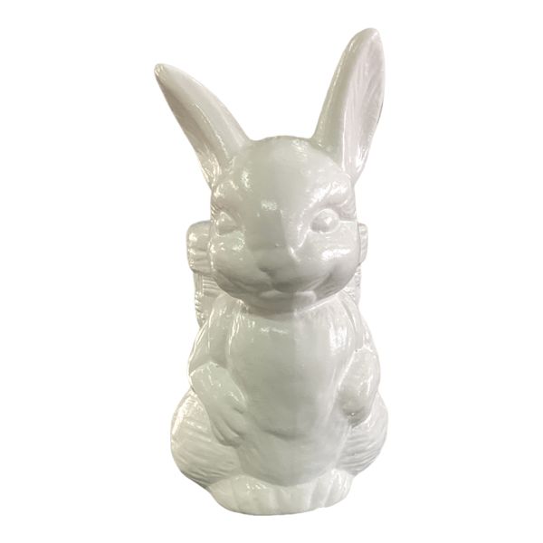Decor Ornament AC 14x11cm Bunny With Basket on Back