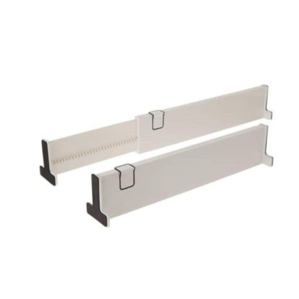 Set of 2 Adjustable drawer dividers