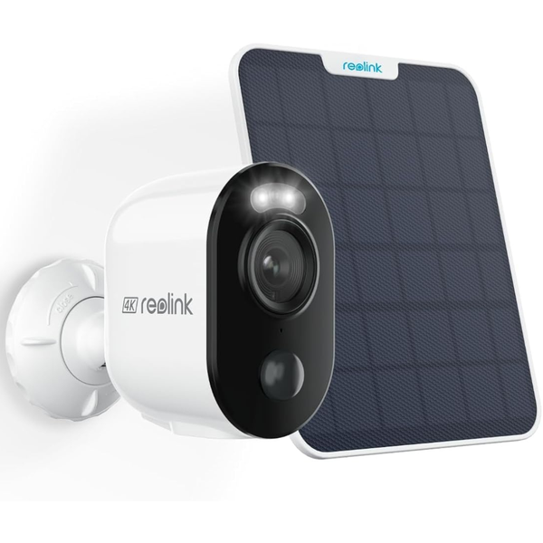 Instacam Reolink Argus 3 Ultra 4K 8MP Spotlight Camera &amp; Solar Panel Combo