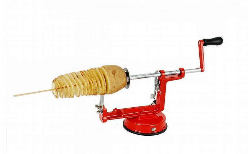 Red Mini Spiral Potato Slicer