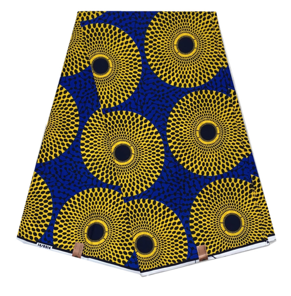 Vlisco Hollandaise Wax-Bulls Eye Fabric