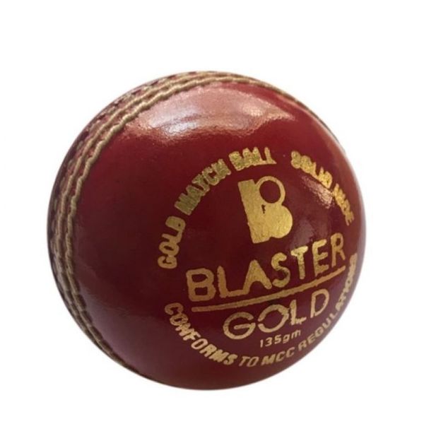 Blaster Gold Cricket Ball - Red
