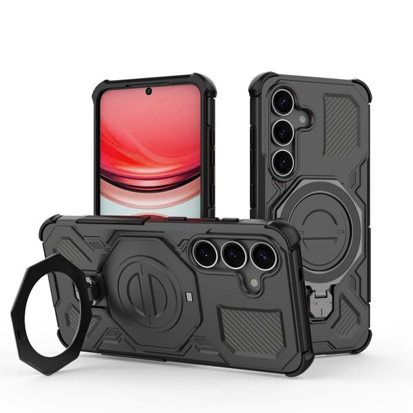 Ring Stand Holder Back Cover Compatible With Samsung Galaxy S24 Ultra