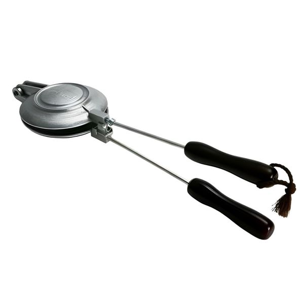 Aluminum Round Iron Jaffle - Silver
