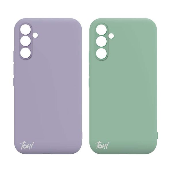 Toni Twin Silicone Case Samsung Galaxy A34 - Violet / Turquoise