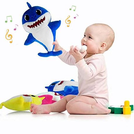 Singing baby shark sale teddy