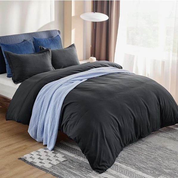 High Quality Fabric Ace Duvet Covet Set - Dark Grey