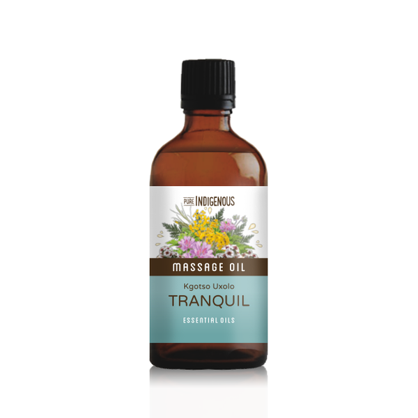 Pure Indigenous Tranquil Massage Oil 100ml - Relaxing with Essential Oils