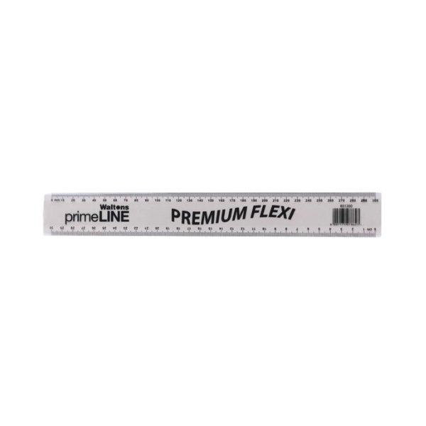 Primeline- Premium Flexi Ruler 30cm Tinted x 8