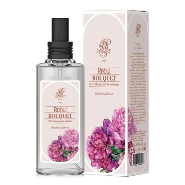 Rebul Bouquet Eau de Cologne 100ml (Spray Glass Bottle) 80° Sanitizer