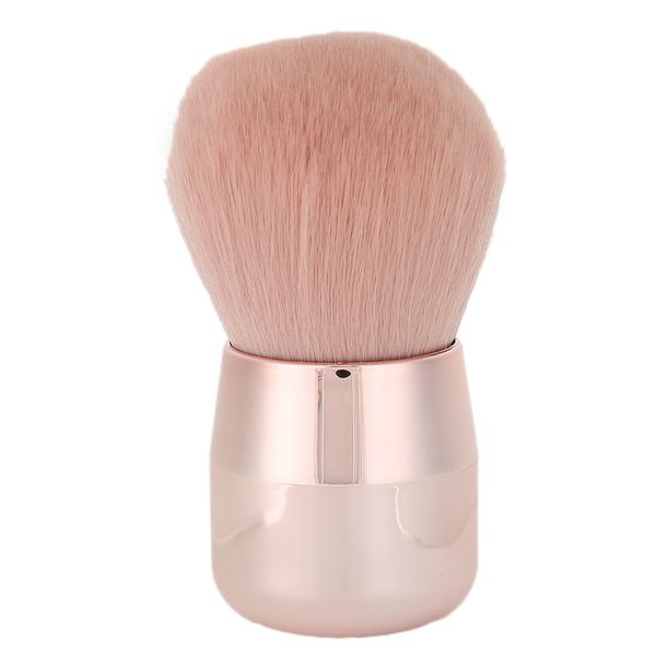 Round Head Blush Brush Soft Fiber Hair Powder Seamless Base Makeup Tool