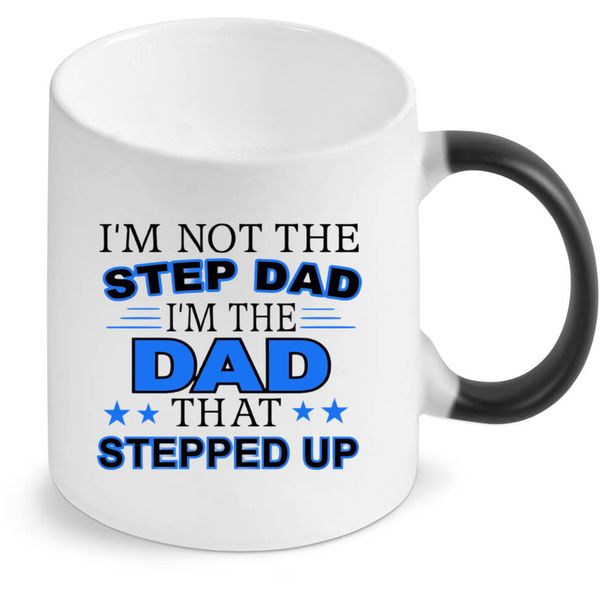 Step Dad Birthday Christmas Father's Day Gift Magic Coffee Mug