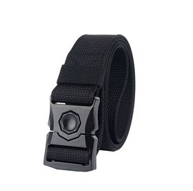 Heavy Duty Military Style Quick-Release Metal Buckle Tactical Belt ...