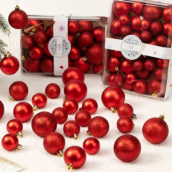 42-Piece Classic Christmas Tree Ornaments