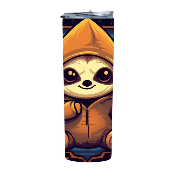 Scary Sloth 3 20 Oz Straight Skinny Tumbler 207