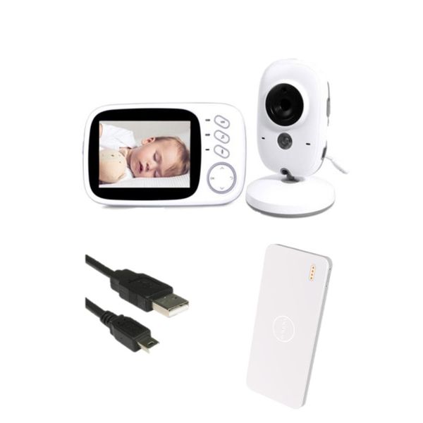 BabyWombWorld 3.2" Video Baby Monitor &amp;Romoss Powerbank 10000mAh Travel Kit