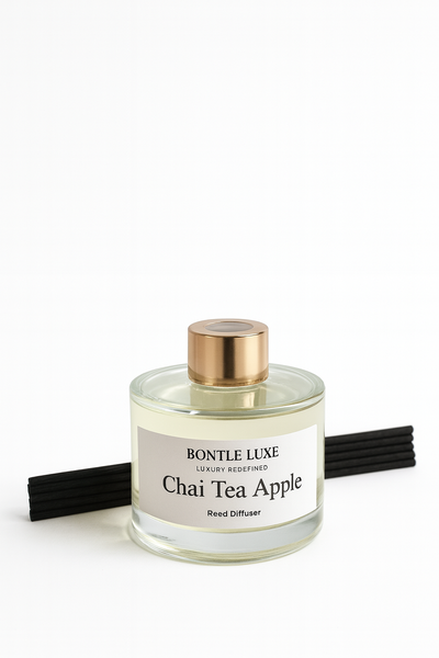 Bontle Luxe Chai Tea Apple Reed Diffuser,150ml, Long-lasting Home Fragrance
