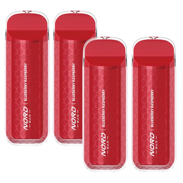4000 Puffs-Blueberry Raspberry-4 Pack image