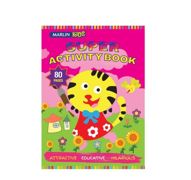 Marlin Kids -Super Activity Books 80 Page (Pack Of 10)