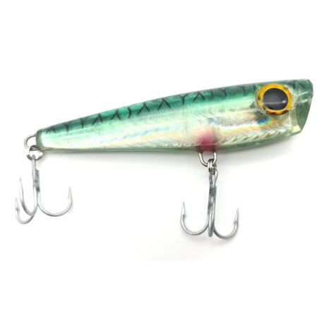 Frenzy Big Game Tackle TAP-GR Angry Popper Topwater Stainless Fishing Lure