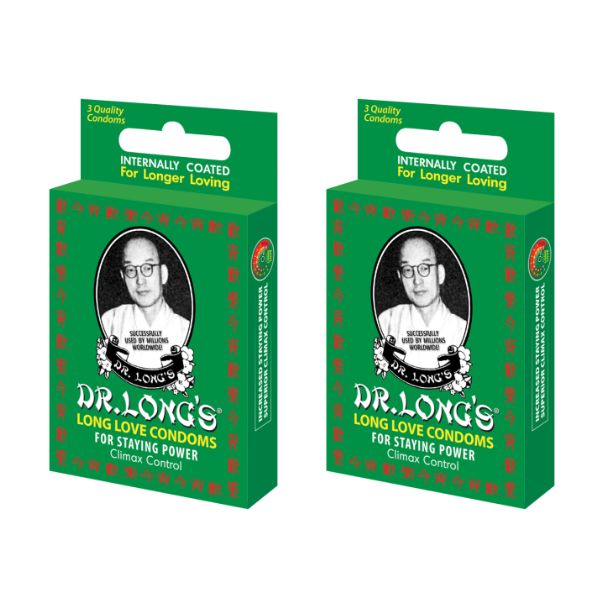 Dr. Long Long Love Condoms - 2 x 3 Pack