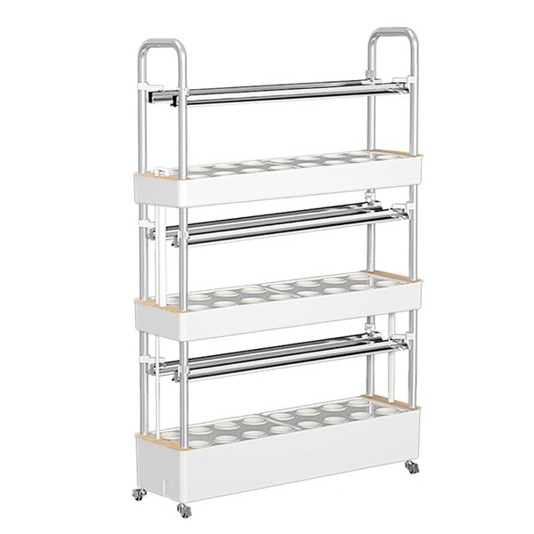 Modern Smart Hydroponic System with Automatic Lighting &amp; Water Pump