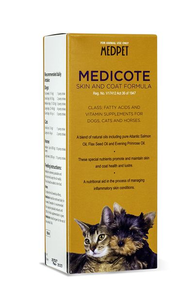 Medpet Medicote Skin &amp; Coat Formula For Dogs, Cats &amp; Horses 100ml