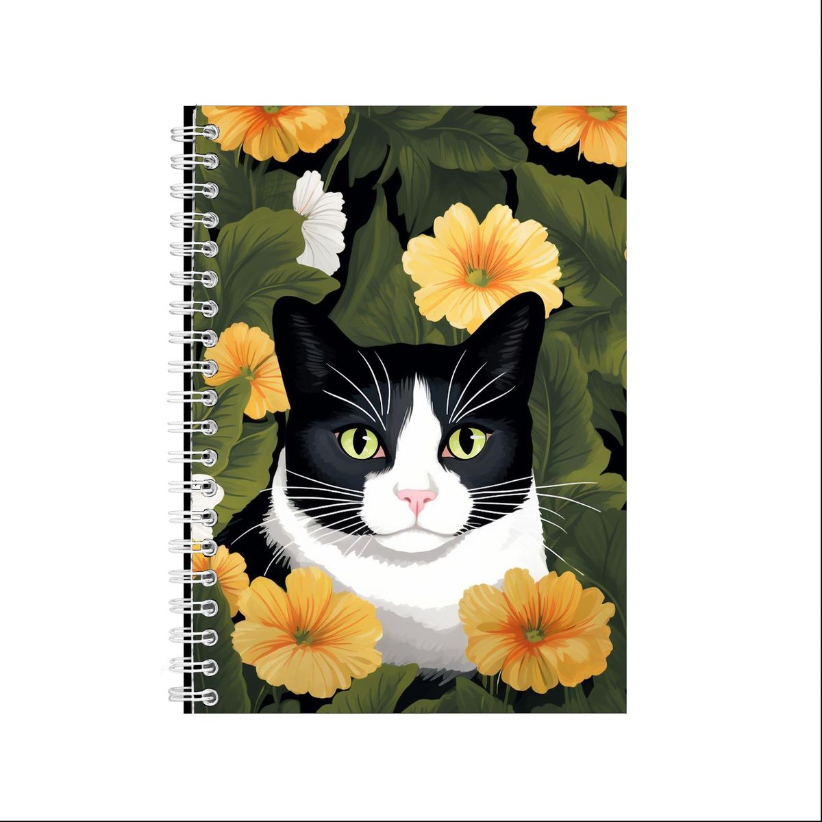 TUXEDO CAT IN SEAMLESS PATTERN 2 A5 Notebook Gift Idea Notepad 229 ...