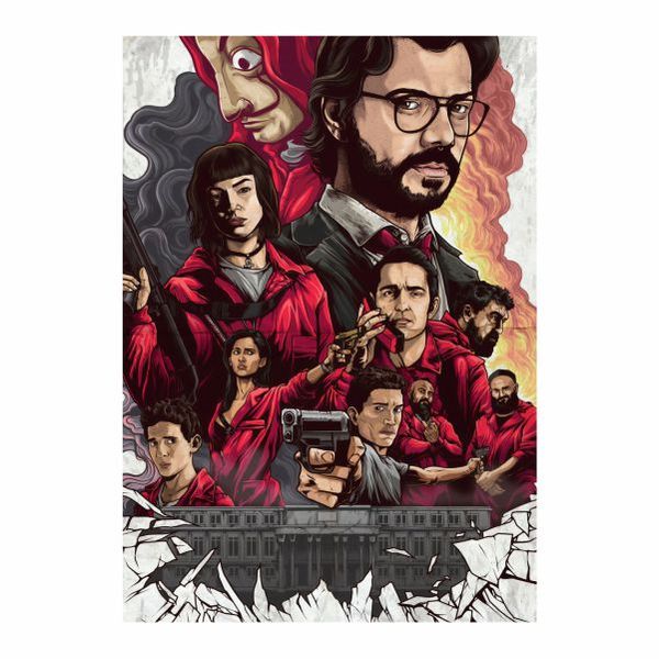 Money Heist Full Gang - A1 Poster