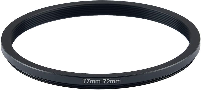 E-Photographic 77 to 72mm Lens Filter Step Down Adapter Ring