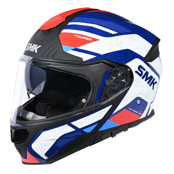 SMK Gullwing Navigator Helmet GL513 - Blue/Red/White