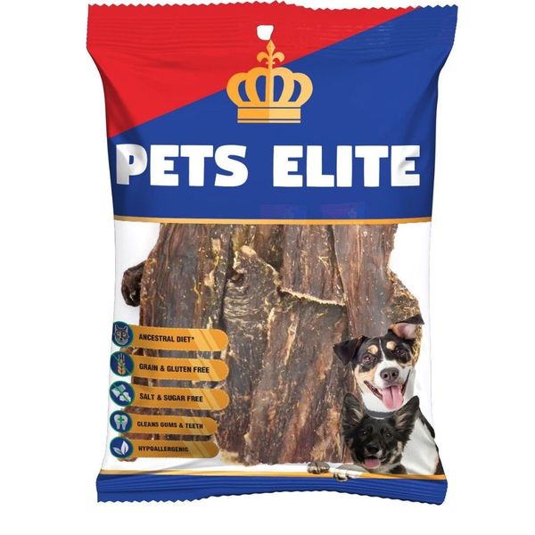 Pets Elite - Jerky Flats Dog Treats 120g