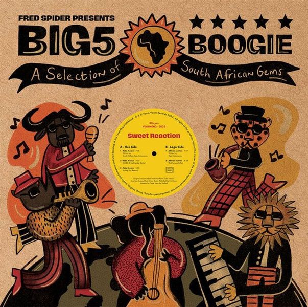 Sweet Reaction - Big 5 Boogie #2 (12" Vinyl) - Afro House &amp; Remixes