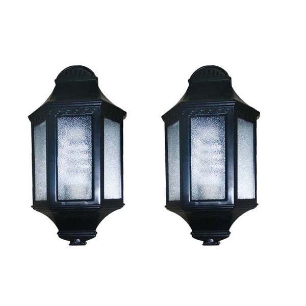 LED Outdoor Wall Light 60W-E27 - 5687 Set of 2