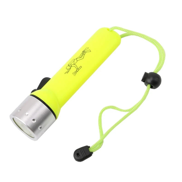 LED Waterproof Flashlight - 180 Lumens Torch (Pack of 2)