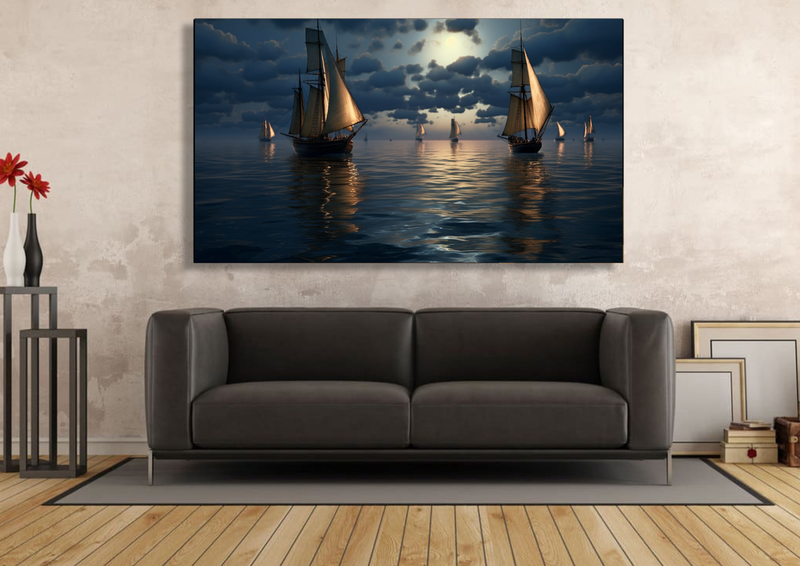 Moonlight Regatta Abstract - Im0123 image