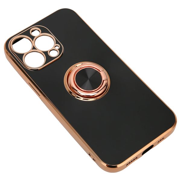 Rose Gold Electroplated Ring Compatible With Phone Case for iPhone 13 Pro