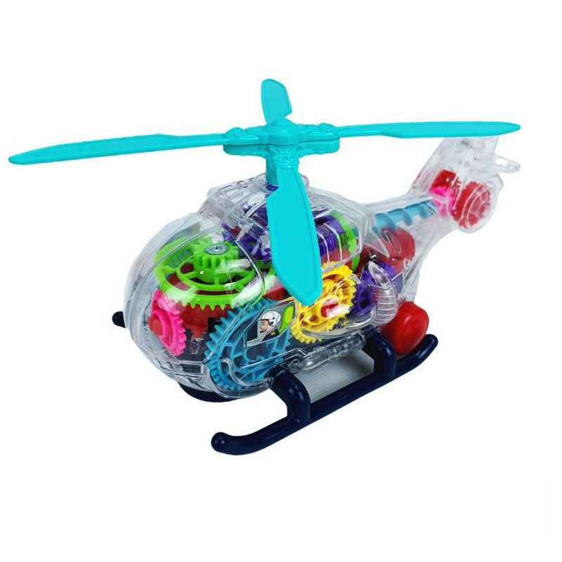 Battery Operated Transparent Helicopter Toy F34-13-709 | Buy Online in ...