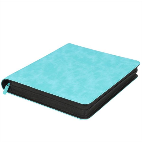 216 Card Slots Large Capacity Hard Card Holder Card Light Blue
